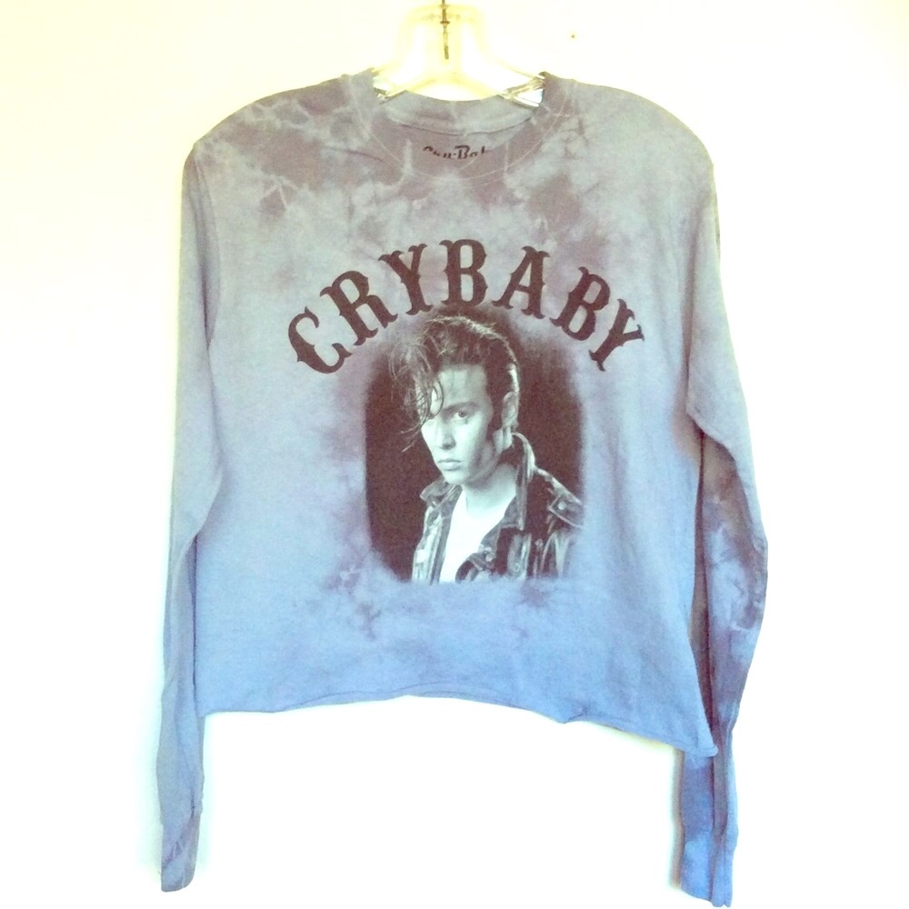 Johnny Depp Cry Baby Crop t shirt